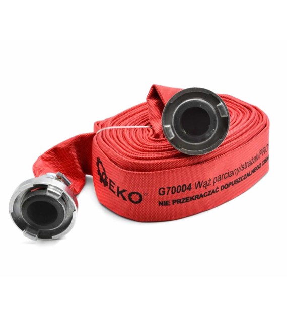 Wąż parciany 2'' 20m 8BAR ze złączkami