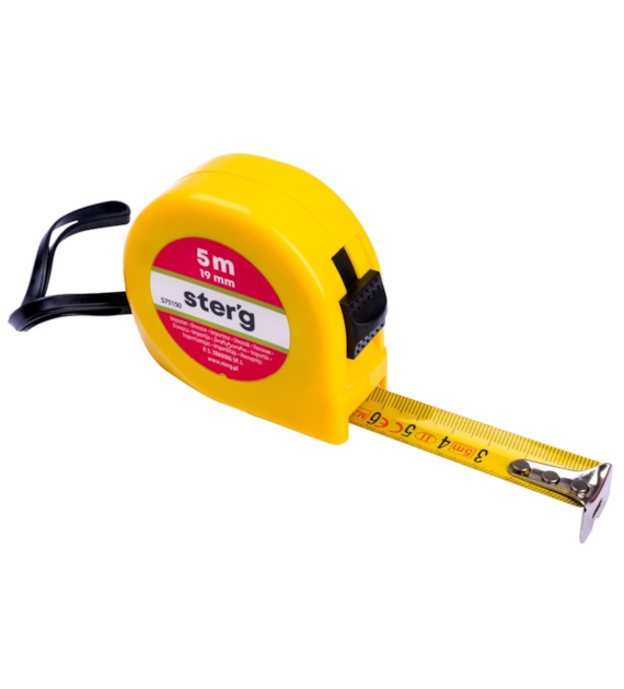 Miara zwijana stalowa 5 m 19 mm