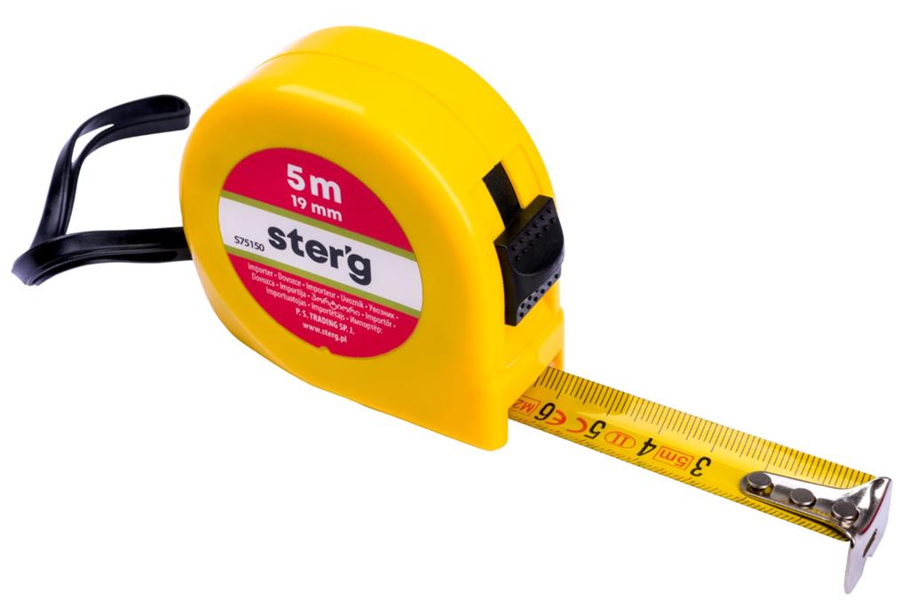 Miara zwijana stalowa 5 m 19 mm