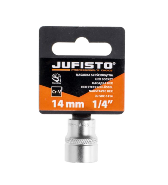 JUFISTO Nasadka sześciokątna 1/4  14 mm