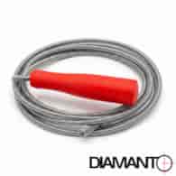 Spirala kanalizacyjna fi 5 mm - 1,5m ocynkowana DIAMANTO