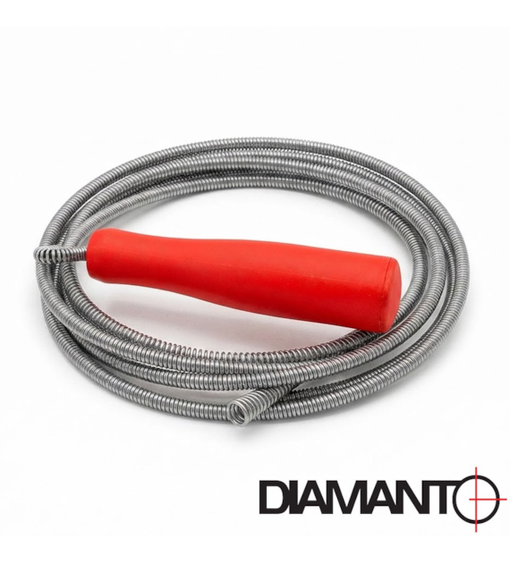 Spirala kanalizacyjna fi 5 mm - 1,5m ocynkowana DIAMANTO