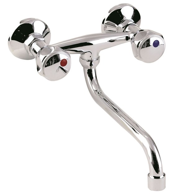 Bateria zlew ścienna STANDARD