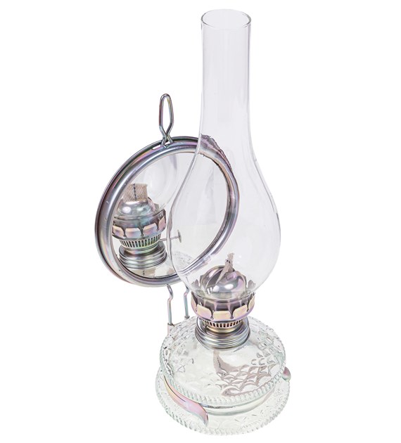 Lampa naftowa z lustrem 11' 28/36cm