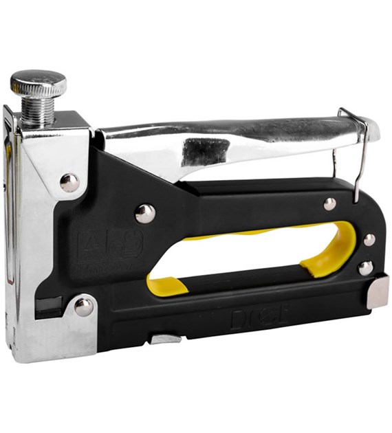 Zszywacz tapicerski 4-14 mm, zszywki typ F, metalowa obudowa DREL