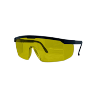 Okulary ochronne zauszniki regulowane żółte DIAMANTO