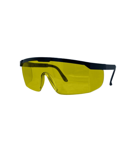 Okulary ochronne zauszniki regulowane żółte DIAMANTO