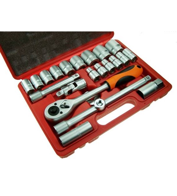 JUFISTO Klucze nasadowe 1/2' 23szt