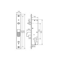 Zamek hakowy H-35 KOWAL