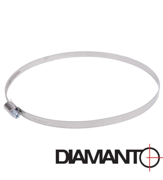 Opaska ślimakowa 160 - 180 mm DIAMANTO