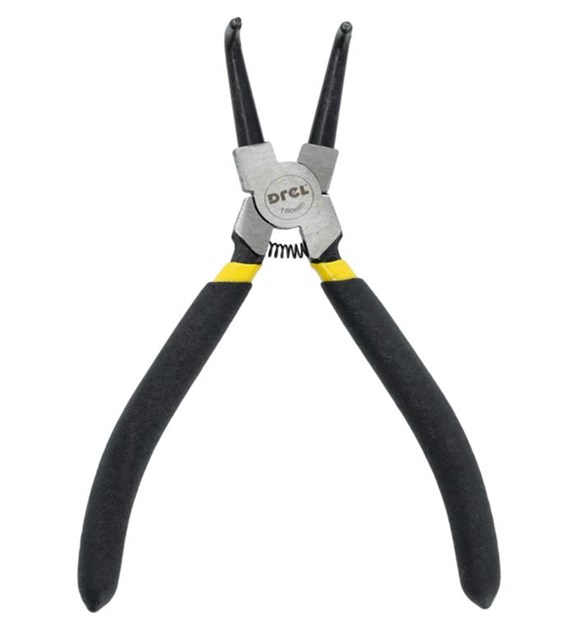 Szczypce segera wewnętrzne wygięte 180 mm DREL