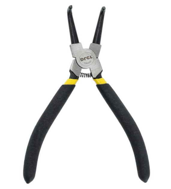 Szczypce segera wewnętrzne wygięte 180 mm DREL