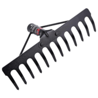 Grabie metalowe WZMOCNIONE 12-zębne n/opr DIAMANTO