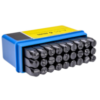 Numeratory literowe 6 mm 27 szt DREL