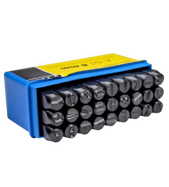 Numeratory literowe 8 mm 27 szt DREL