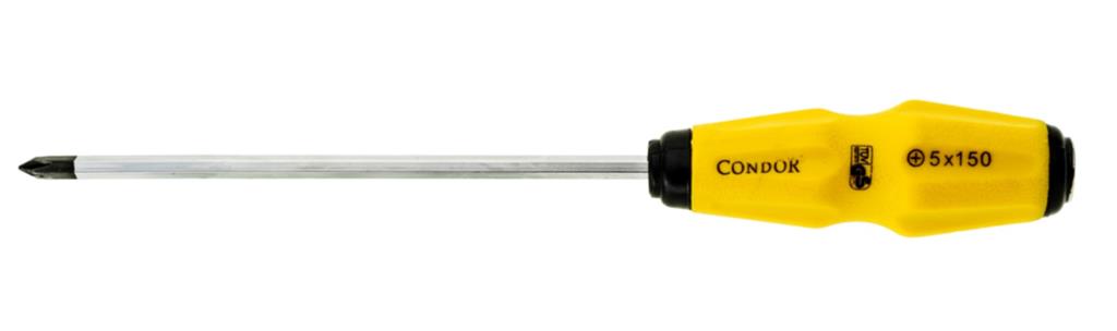 Wkrętak krzyżowy z podbijakiem PH1 x 150 mm