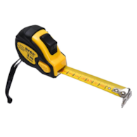 Miara zwijana stalowa 3 m 19 mm magnetyczny zaczep