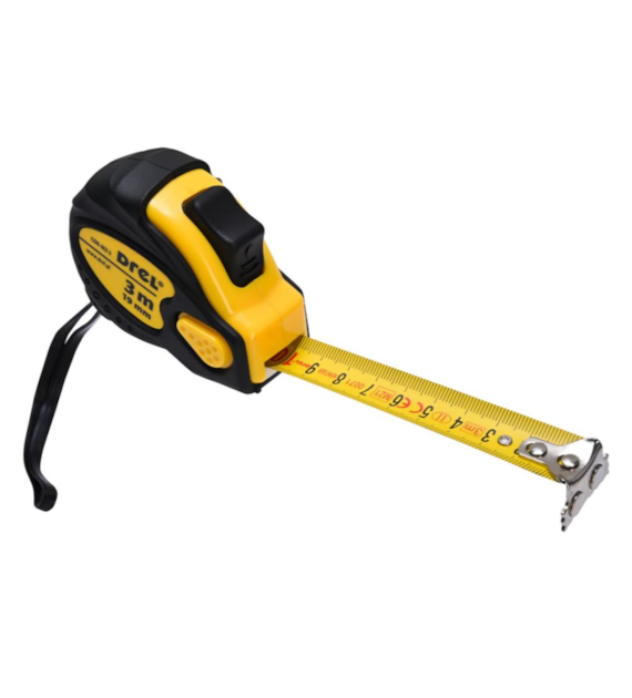 Miara zwijana stalowa 3 m 19 mm magnetyczny zaczep