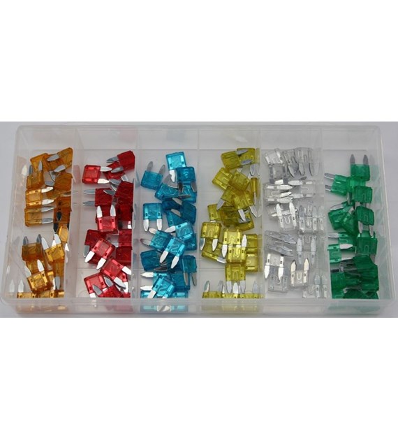 Komplet bezpieczników mini 120szt