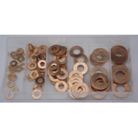 Komplet podkładek miedzianych 150szt