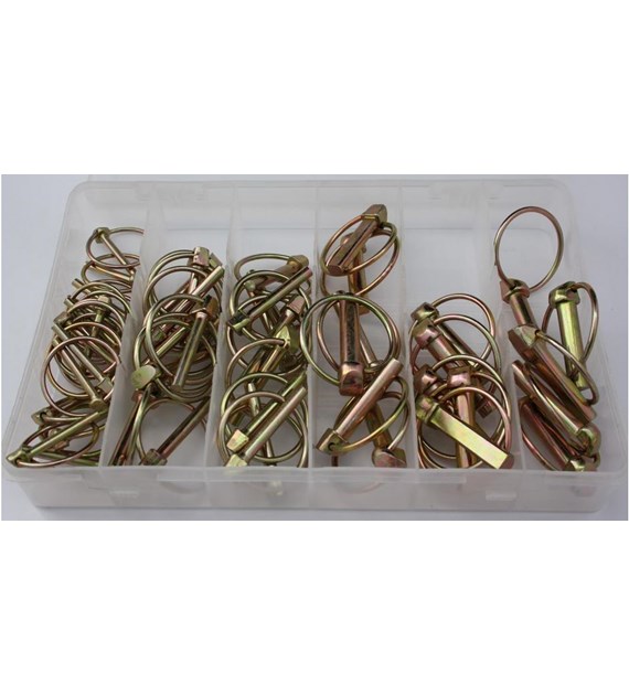 Komplet zawleczek z pierścieniem 50szt