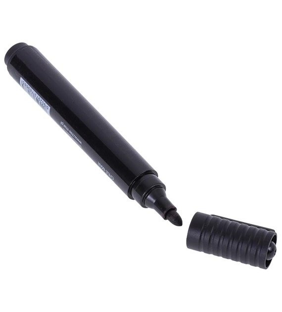 Marker permanentny okrągły CZARNY DIAMANTO