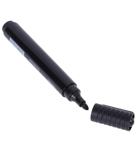 Marker permanentny okrągły CZARNY DIAMANTO