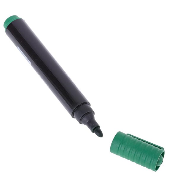 Marker permanentny okrągły ZIELONY DIAMANTO