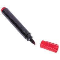 Marker permanentny okrągły CZERWONY DIAMANTO