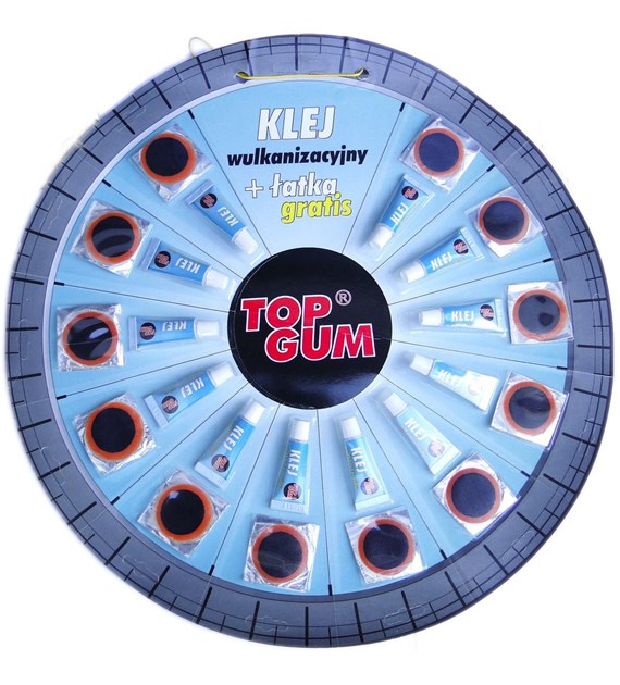 Klej wulkanizacyjny TOPGUM z łatką