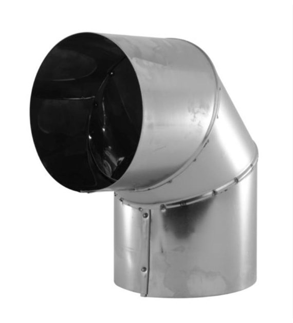 Kolano nierdzewne 150mm 90'