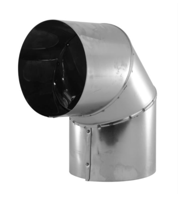 Kolano nierdzewne 200mm 90'