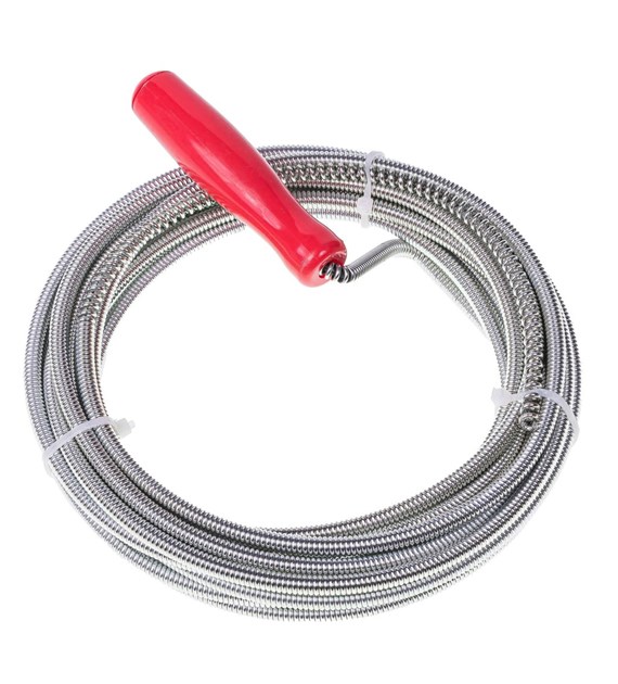 Spirala kanalizacyjna fi 5mm - 5m ocynkowana DIAMANTO