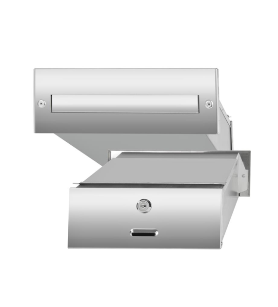 Skrzynka na listy do muru 90x275x300mm (nierdzewna)
