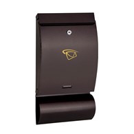 Skrzynka na listy A4 wypukła z tubą 470x250x65mm