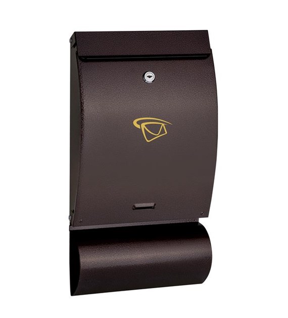 Skrzynka na listy A4 wypukła z tubą 470x250x65mm