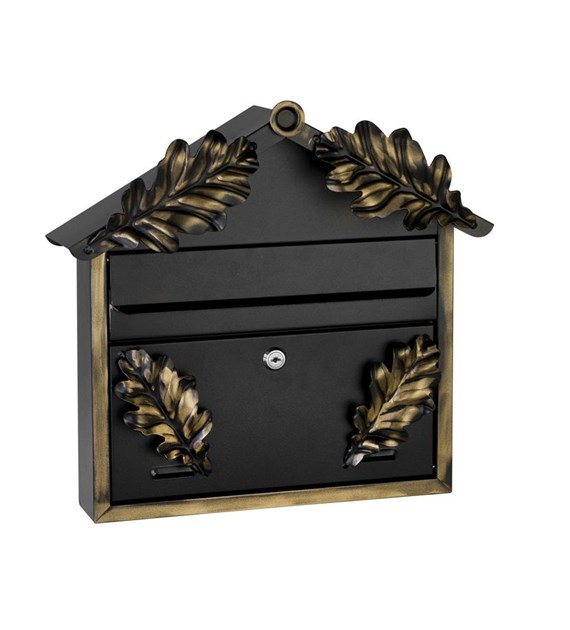 Skrzynka na listy domek prosty 365x400x75mm (ozdobna)