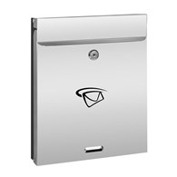 Skrzynka na listy prosta pionowa 305x250x60mm (nierdzewny przód)