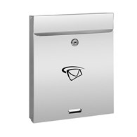 Skrzynka na listy prosta pionowa 305x250x60mm (nierdzewna)