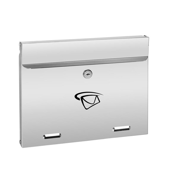 Skrzynka na listy prosta pozioma 245x310x30mm