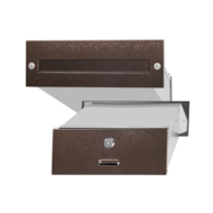 Skrzynka na listy do muru 90x275x300mm
