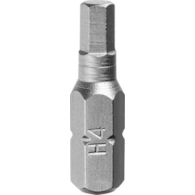 Końcówki wkrętakowe sześciokątne H4 x 25 mm 3 szt.