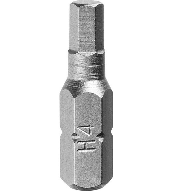 Końcówki wkrętakowe sześciokątne H4 x 25 mm 3 szt.
