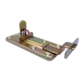 Zasuwka odgięta 100mm