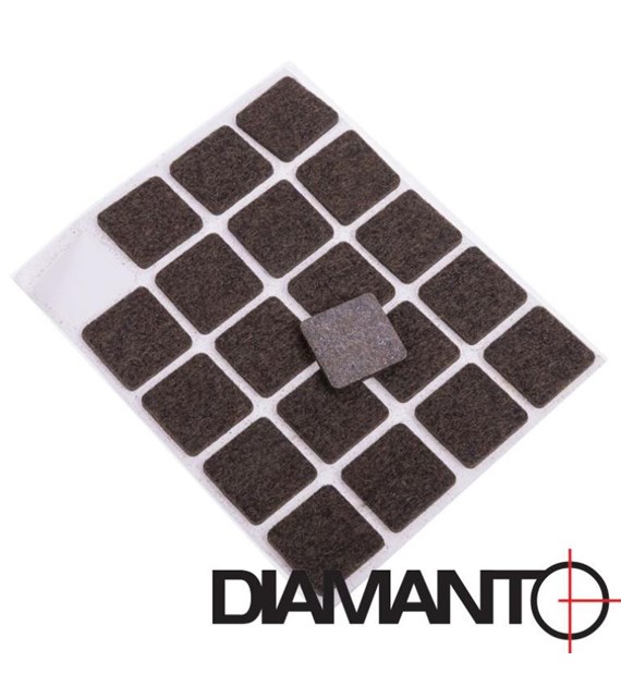 Ślizgacz meblowy 20x20mm, 20szt DIAMANTO