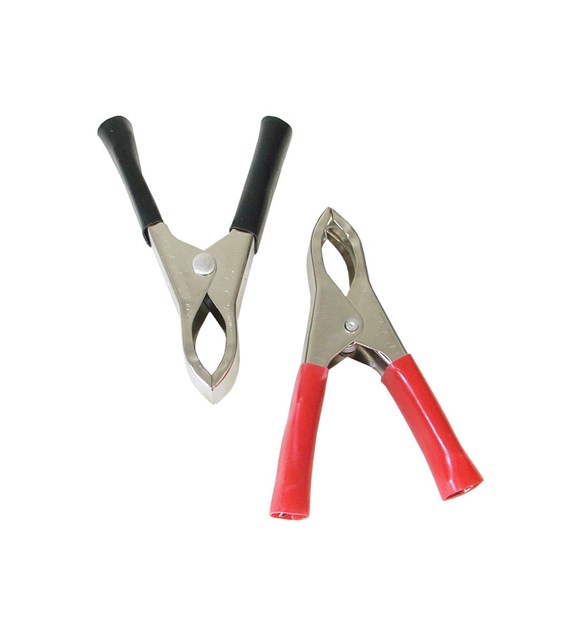 Szczypce krokodylki 75mm 2szt