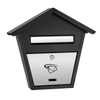 Skrzynka na listy domek SZABLO 375x400x70 (LUX-elementy nierdzewne)