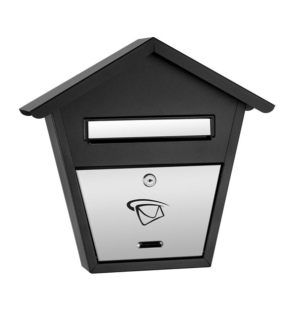 Skrzynka na listy domek SZABLO 375x400x70 (LUX-elementy nierdzewne)