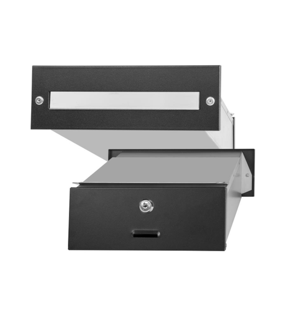 Skrzynka na listy do muru 90x275x300mm (LUX-elementy nierdzewne)