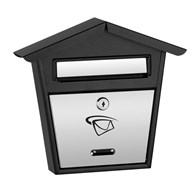 Skrzynka na listy domek mały 260x280x50mm (LUX-elementy nierdzewne)